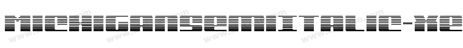 MichiganSemiItalic-xej0字体转换