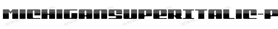 MichiganSuperItalic-pdqa字体转换