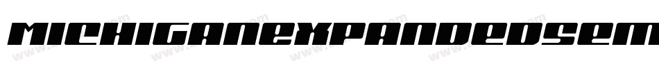 MichiganExpandedSemiItalic-LXmG字体转换 MichiganExpandedSemiItalic-LXmG字体转换