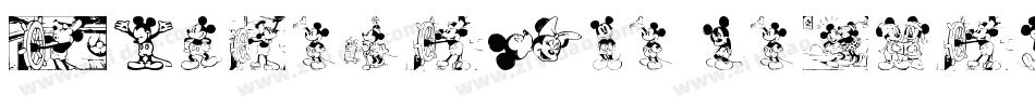 MickeyLove-Regular字体转换