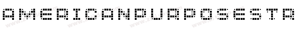 AmericanPurposeStripe1NormalItalic-y205字体转换