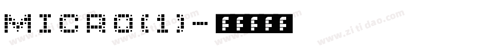 Micro(1)字体转换