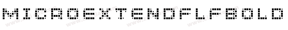 MicroextendflfBolditalic-1GaB字体转换