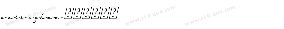 Calingham字体转换