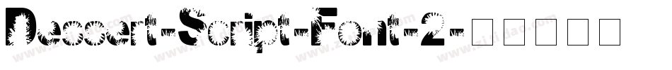 Dessert-Script-Font-2字体转换