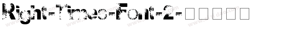 Right-Times-Font-2字体转换