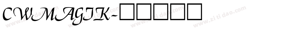 CWMAGIK字体转换