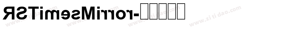 RSTimesMirror字体转换