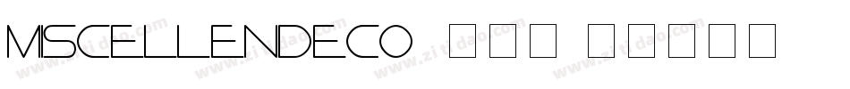 MiscellenDecO4转换器字体转换