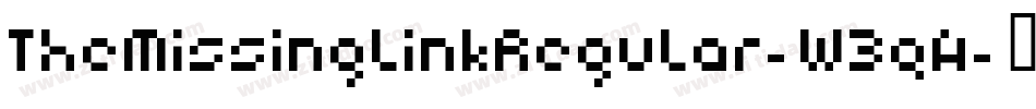 TheMissingLinkRegular-WBqA字体转换