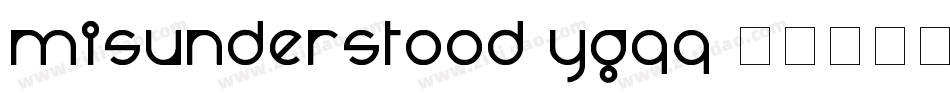 Misunderstood-yGqq字体转换