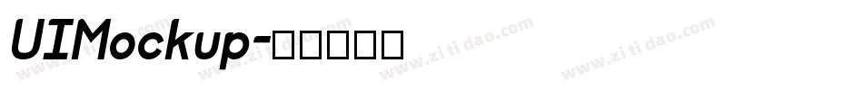 UIMockup字体转换