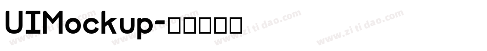 UIMockup字体转换