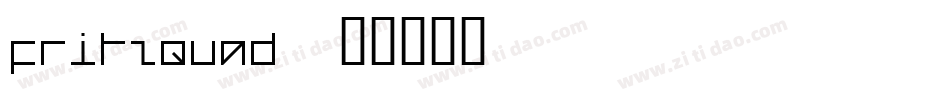 FritzQuad字体转换