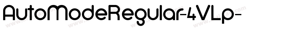 AutoModeRegular-4VLp字体转换