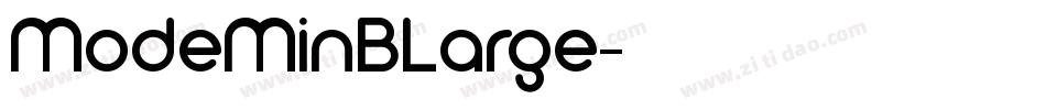 ModeMinBLarge字体转换
