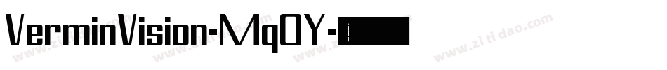 VerminVision-MqOY字体转换