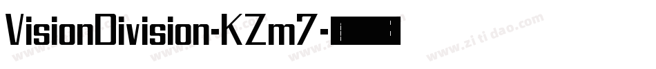 VisionDivision-KZm7字体转换