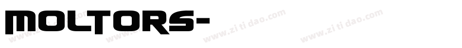 Moltors字体转换