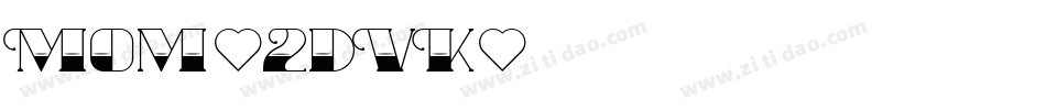 Mom-2dVK字体转换