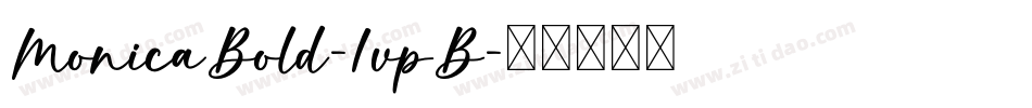MonicaBold-1vpB字体转换