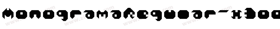 MonogramaRegular-x3ooV字体转换