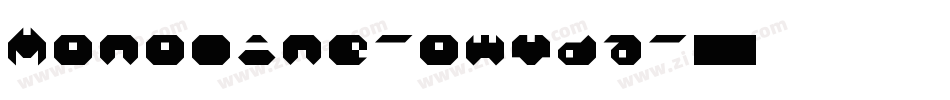 Monoline-owvda字体转换