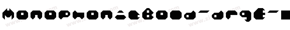 MonophonicBold-drgE字体转换