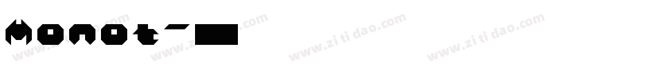 Monot字体转换
