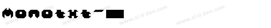 Monotxt字体转换