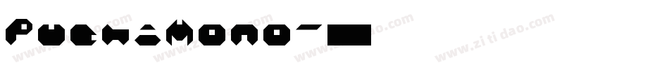 PuchiMono字体转换