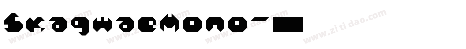 SkagwaeMono字体转换