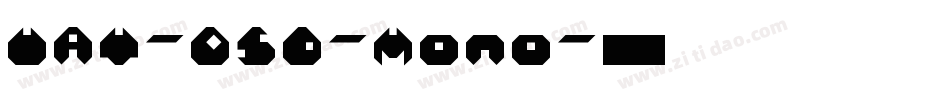 UAV-OSD-Mono字体转换