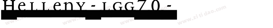 Helleny-lgg70字体转换