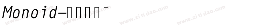 Monoid字体转换