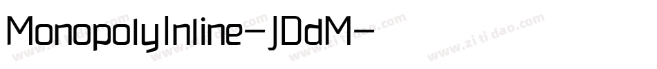 MonopolyInline-JDdM字体转换