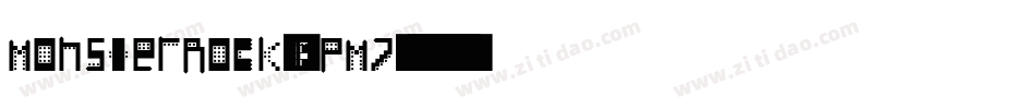 MonsterRock-rPM7字体转换