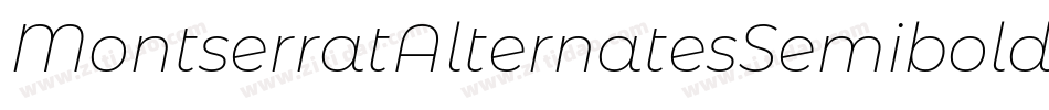 MontserratAlternatesSemibold-02aG字体转换
