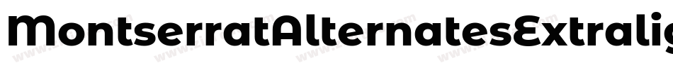 MontserratAlternatesExtralightItalic-pmKZ字体转换