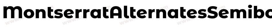 MontserratAlternatesSemibold-02aG字体转换