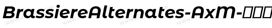 BrassiereAlternates-AxM字体转换