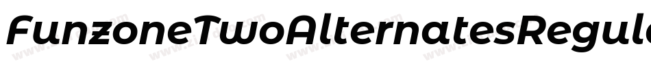 FunzoneTwoAlternatesRegular-n5GR字体转换