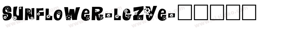 Sunflower-lgZye字体转换