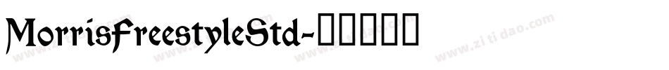 MorrisFreestyleStd字体转换