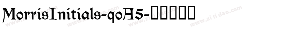 MorrisInitials-qoA5字体转换