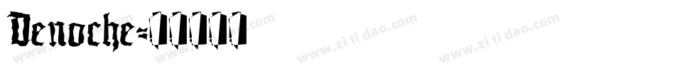 Denoche字体转换