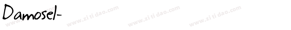 Damosel字体转换