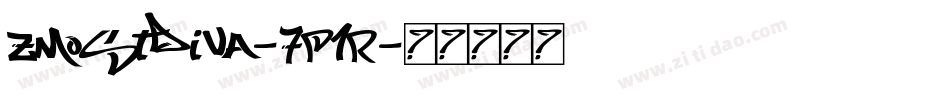ZMostDiva-7P1R字体转换