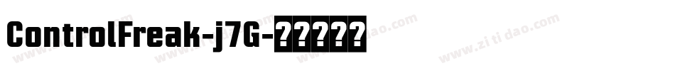 ControlFreak-j7G字体转换