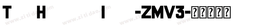 TechHeadlinesItalic-ZMV3字体转换